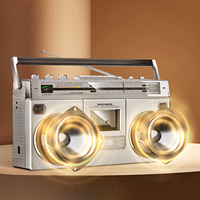 Lecteur de cassettes classique GAS-RD80, magnétophone rétro nostalgique des années 80, enregistreur de cassettes stéréo, radio pour écouter de la musique