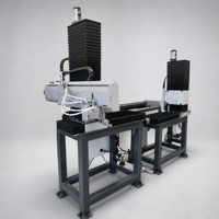 Tour CNC à commande numérique compacte avec chargement automatique et production continue 24/7, robot portique cantilever