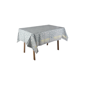 Ramadan Decoration 2025 Mubarak Middle Eastern Islamic Blue and <b>Red</b> <b>Tablecloth</b> for Eid Al-Fitr Table Decoration - Product Image 5