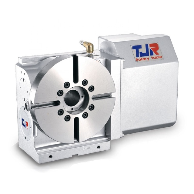 Pneumatic Brake Rotary Table Tailstock 170mm 210mm High Precision Cnc 4th Axis Rotary Indexing Table