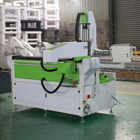 Máquina CNC de Fresado y Perforación de Perfiles de Aluminio, Máquina Vertical Multifunción para Fabricación de Marcos de Puertas y Ventanas de Aluminio