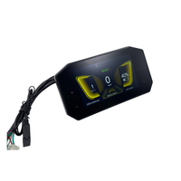 Sepeda motor listrik skuter Moped TFT 5 inci Speedometer tampilan CJ-V5-03 dengan Gratis 4 dapat diganti UI yang berbeda