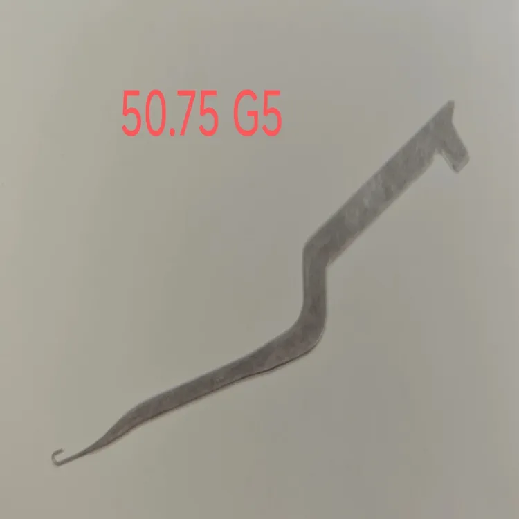 뜨개질 바늘 화합물 바늘 슬롯 사양 50.75 G5 및 50.75 G8 50.75 G12 날실 편직 기계 예비 부품 Karl mayer HKS