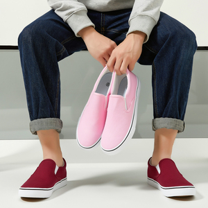 Chaussures basses décontractées en toile pour hommes, design tendance à enfiler pour la marche quotidienne, également adaptées aux femmes - Product Image 6