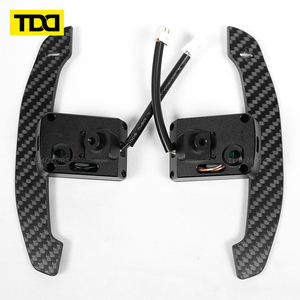 แป้นเปลี่ยนเกียร์คาร์บอนไฟเบอร์แม่เหล็ก TDD สำหรับรถยนต์นิสสัน ไมครา เวอร์ซา แฟร์เลดี้ โร้ก เทียน่า เอ็กซ์เทรล อัลติมา 400Z GTR R35 - Product Image 1