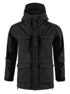 Custom German Camouflage Tactical SoftShell Jackets Formal Blue Shark Skin Sharkskin Hood Black Turkish <strong>Canvas</strong> Combat <strong>Uniforms</strong> - Product Image 2