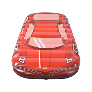 <b>Inflatable</b> Water Float Sports <b>Car</b> Red PVC Children Swimming Float Bed 170x93.5x17cm - Product Image 2