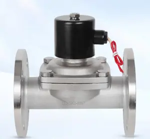 DN15-DN100 Factory Direct Sale Stainless Steel Industrial Flange Solenoid Valve