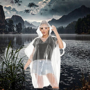 PE personalizzato monouso <span class=keywords><strong>impermeabile</strong></span> con cappuccio per <span class=keywords><strong>Poncho</strong></span> per uomo e <span class=keywords><strong>donna</strong></span> trasparente pesca all'aperto moda <span class=keywords><strong>impermeabile</strong></span> per <span class=keywords><strong>Poncho</strong></span> - Product Image 2