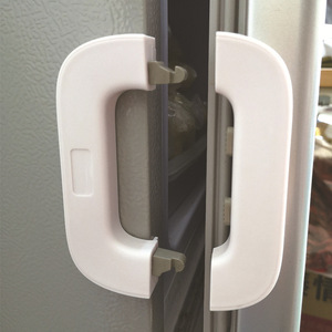 Verrou de sécurité pour réfrigérateur domestique, protection anti-pincement des mains, boucles dédiées pour portes de réfrigérateurs, sécurité enfant - Product Image 2