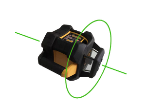 Niveau laser rotatif, portée 500m, auto-nivelant, 360° horizontal/vertical, laser rotatif automatique pour la construction - Product Image 4