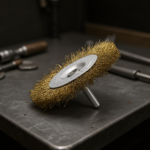 แปรงลวดเหล็ก 60x6 มม. ขนแปรงเหล็กขนาด 6 มม. สำหรับขัดโลหะ - Product Image 3