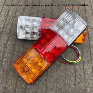 ชุดไฟท้าย LED สำหรับรถสามล้อไฟฟ้า <span class=keywords><strong>Boji</strong></span> 12V เลนส์ใส พร้อมไฟเลี้ยว ไฟเบรก ไฟถอยหลัง ความสว่าง 1200 ลูเมนส์ 6000K - Product Image 3