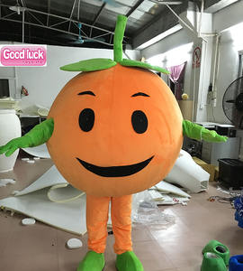 Costumes de mascotte de fruits en carton pour adultes, pomme <span class=keywords><strong>jaune</strong></span>, verte et rouge - Product Image 6
