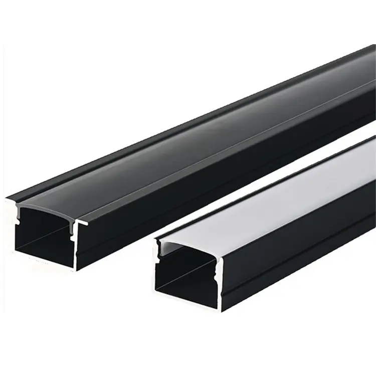 Plastic Profielen Lichte Diffuser Hoek Pvc Verzonken Plafondlamp 12V Gipswand Ledstrip Aluminium Profiel