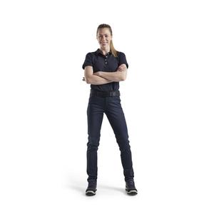BLAKLADER - 716518308600C32 Pantalon chinos femme extensible dans les 2 sens Bleu marine foncé-PANTALON DE TRAVAIL EAN 7330509774151 PANTALON DE TRAVAIL CARGO - Product Image 3