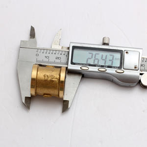 Accesorios para tuberías de cobre, adaptador directo de 4,5 pulgadas con rosca interna en ambos extremos para conectores de plomería - Product Image 2