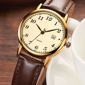 นาฬิกาข้อมือควอตซ์แบบอนาล็อกสำหรับ<span class=keywords><strong>ผู้หญิง</strong></span> IBSO กันน้ำ สา<span class=keywords><strong>ย</strong></span>หนัง ดีไซน์บางเฉี<span class=keywords><strong>ย</strong></span>บ หน้าปัด 32 มม. ระบบ Miyota ตัวเรือนโลหะผสม หนา 10 มม. สไตล์แฟชั่นมีเสน่ห์ - Product Image 4