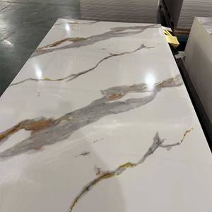 Panel de Pared Impermeable de PVC con Diseño de Mármol UV, Imitación de Mármol, Reemplazo de Mármol, para Paredes Interiores Modernas - Product Image 1
