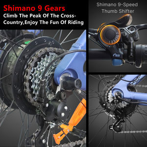 Motor Hub Depan Tanpa Sikat dari Aluminium Alloy Grosir, Baterai Lithium 48V 13AH, Sepeda Gunung Listrik Dewasa Roda 27.5" - Product Image 3