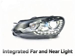 MJ faro di alta qualità per luci frontali Volkswagen MK6 2010 <span class=keywords><strong>2012</strong></span> aggiornamento GTI <span class=keywords><strong>Golf</strong></span> <span class=keywords><strong>6</strong></span> fari luci frontale DRL - Product Image 5