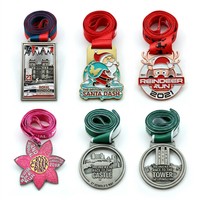 HyperCrafts Fabrik Goldmedaillen Maßgefertigte Universitäts-Absolventen-Souvenir-Medaille Mit Band Großhandel
