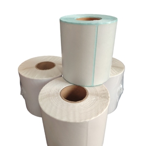 Wholesale Sticker <strong>Rolls</strong> Blank White Printing Direct Logistic Express Mark Thermal Barcode Paper <strong>Labels</strong> - Product Image 4