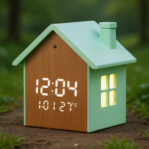 Sveglia Wooden Case Green JD 9540A - Product Image 3