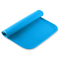 Silicone de qualité alimentaire 26 "X 16" Tapis artisanal le tapis de créativité avec un bord Taille de classe 0 ans et plus