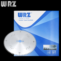 Lame de scie industrielle WRZ HF007 de qualité supérieure, finition nitride 72T, soudée au laser, résistante aux basses températures et aux fissures, pour la découpe du bois