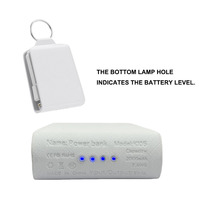 Cargador Portátil Personalizado de Fábrica con Logotipo, Mini Banco de Energía de 2000mAh con Cable, Batería Externa Tipo Llavero para Teléfono