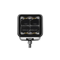 Luces LED Cuadradas de 2.75'' Sin Bordes de 20W, Luces de Trabajo LED con Haz de Luz Concentrada/Difusa para Todoterreno