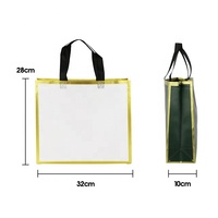Sac de courses réutilisable personnalisé imprimé, emballage cadeau, sac de courses non tissé avec logo
