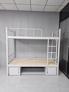 Gõ Xuống 300 Kg Nữ Hoàng Duy Nhất Đôi Sàn Kim Loại Giường Tầng Sắt Thép Giường Đôi Kích Thước Cho Người Lớn Ký Túc Xá Loft Ký Túc Xá - Product Image 3