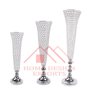 Vases à fleurs en aluminium de haute qualité, finition dorée, pour la maison, l'hôtel, le salon, décoration de table - Product Image 3