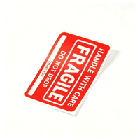 Étiquettes Fragiles Autocollantes Brillantes Imperméables Écologiques en PET/BOPP/Vinyle – Autocollant Personnalisé Imprimé
