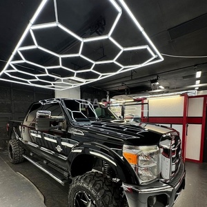 Système de 15 panneaux LED hexagonaux 110V/220V pour <span class=keywords><strong>garage</strong></span> et atelier de réparation automobile - Product Image 5