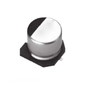 Condensateur SMD VUJ101M1ETR-0810S, canal fabricant, CAP ALUM 100UF 20% 25V - Product Image 1