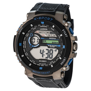 นาฬิกาข้อมือดิจิตอลสำหรับผู้ชาย <span class=keywords><strong>LASIKA</strong></span> รุ่น W-H9021 ตัวเรือนทรงเหลี่ยมขนาดใหญ่ กันน้ำ เหมาะสำหรับวิ่งและว่ายน้ำ พร้อมฟังก์ชั่นนาฬิกาปลุก - Product Image 4