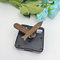 Kit de remplacement de lames d'horloge modernes en métal et bois de noyer JH1668, durable, pour horloges murales et de bureau