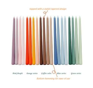 Juego de <span class=keywords><strong>Velas</strong></span> Cónicas de Colores BECORA Modern de 305 mm, 4 <span class=keywords><strong>Velas</strong></span> sin Aroma de Cera de Parafina para el Hogar, Bodas, Fiestas, Cumpleaños - Product Image 6