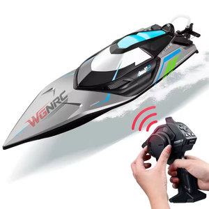 WGNRC S2 Barco RC Profesional, Juguete Acuático de Alta Velocidad 90KM/H, <span class=keywords><strong>Lancha</strong></span> RC sin Escobillas con Control Remoto, Barco de Carreras RC - Product Image 1