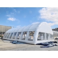 Tente dôme grande taille personnalisée couverture de piscine gonflable à bulles transparentes dôme pour l'hiver