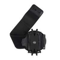 Brassard de course rotatif à 360° et amovible pour téléphone – Support de téléphone unisexe pour poignet, accessoire sportif pour le fitness et les activités de plein air