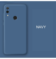 Coque de téléphone en Silicone liquide pour Huawei, étui Original souple pour Honor 10 Lite, 8x, P20 Lite, Nova 3, 3i, p smart plus, z pro 2019