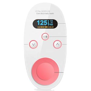 510k cuidado en el hogar <span class=keywords><strong>Angelsounds</strong></span> Fetal Doppler ultrasonido Fetal bebé Monitor de ritmo cardíaco ultrasónico Fetal Doppler con Ce - Product Image 5