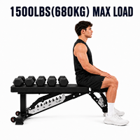 Banc de musculation réglable en inclinaison pour entraînement robuste, pour le fitness et la salle de sport à domicile