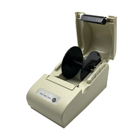 Impresora de Recibos Térmica Caysn LP201 de 58 mm, Compatible con LP-50, Máquina de Impresión de Etiquetas Pequeñas con USB+RS232