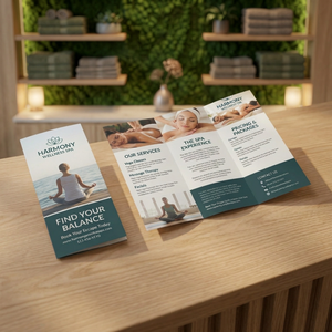 Folletos Comerciales A5 Personalizados a Todo Color en Papel Couché de 300 g/m² |   Impresión de Folletos Promocionales, Grabado en Relieve, Impresión Offset - Product Image 4