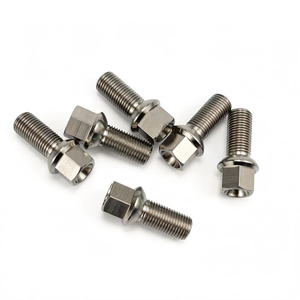 สลักเกลียวหัวกลมไทเทเนียมธรรมดา GV 6AL-4V คลาส 5 มาตรฐาน DIN พร้อมน็อต M8x1.25 เมตริก ผลิตในจีน มณฑลฝูเจี้ยน - Product Image 3